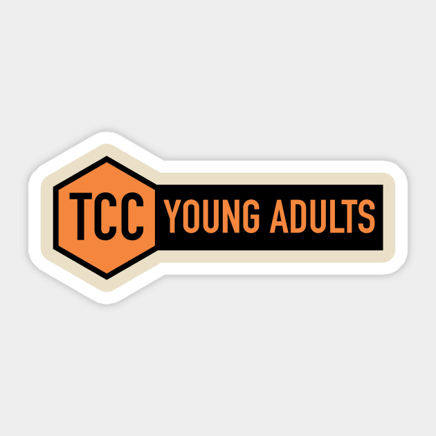 TCC Young Adults Key Sticker by TCC Students